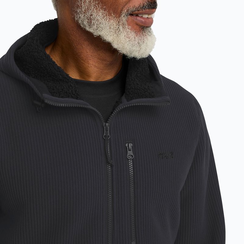 Мъжки суитшърт за трекинг Jack Wolfskin Lake Ridge Hooded black 5