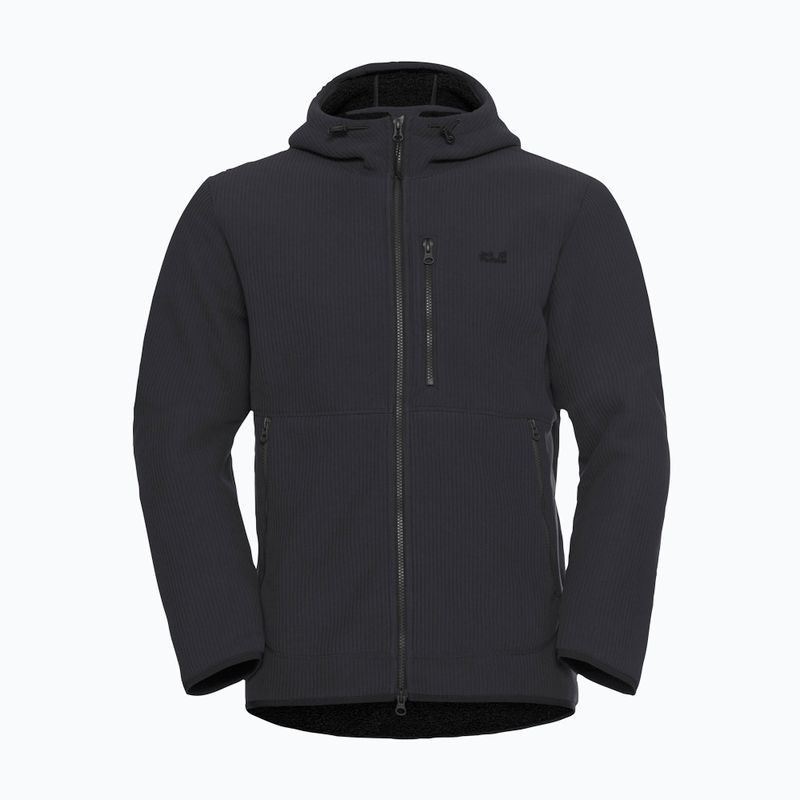 Мъжки суитшърт за трекинг Jack Wolfskin Lake Ridge Hooded black 7