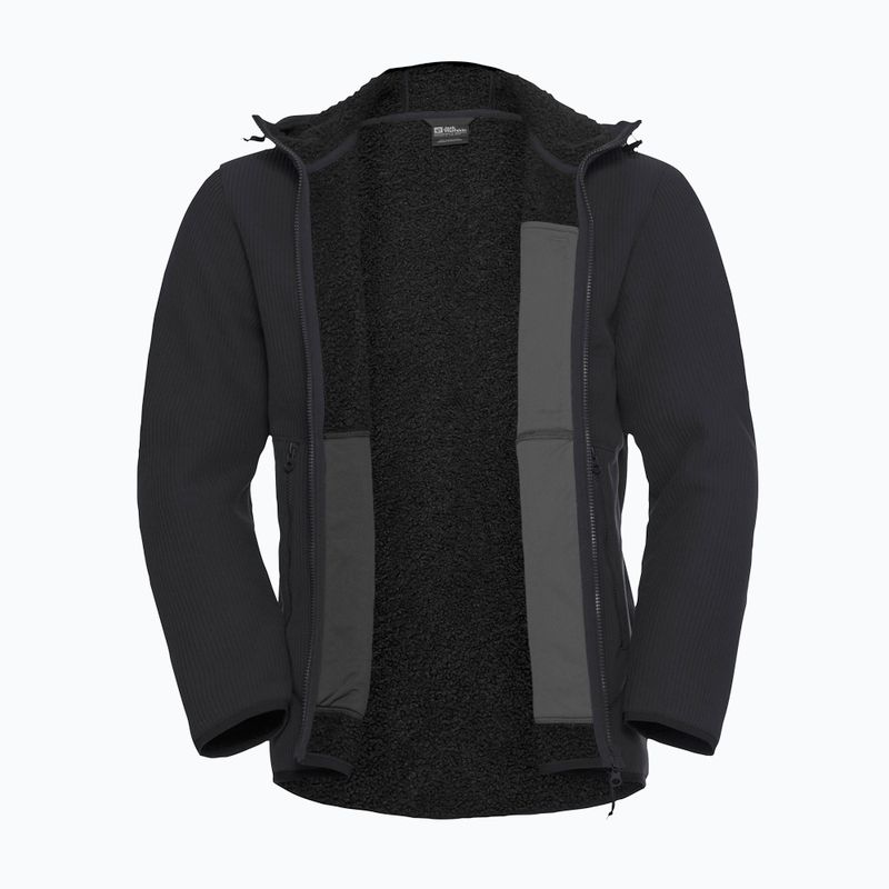 Мъжки суитшърт за трекинг Jack Wolfskin Lake Ridge Hooded black 9