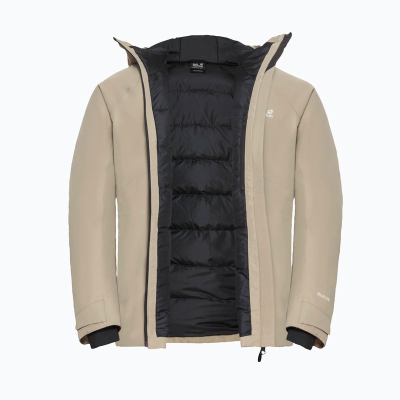 Мъжко пухено яке Jack Wolfskin Icecape 2L Down Ins Rds linen 9