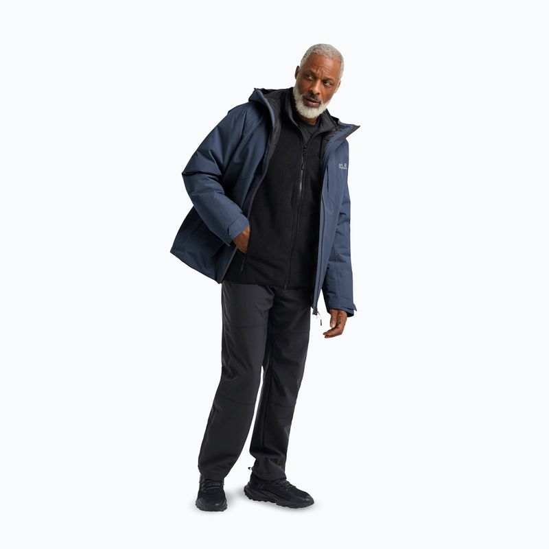 Мъжко водоустойчиво яке Jack Wolfskin Icecape 2L Down Ins Rds midnight sky 2