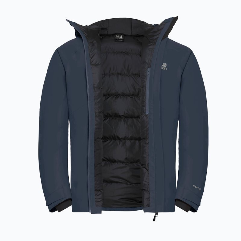 Мъжко водоустойчиво яке Jack Wolfskin Icecape 2L Down Ins Rds midnight sky 9