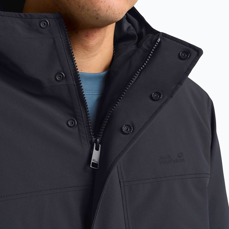 Мъжко подплатено яке Jack Wolfskin Cold Camp Coat dark navy 4