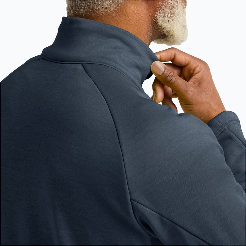 Мъжки суитшърт за трекинг Jack Wolfskin Peak District Full Zip midnight sky 5