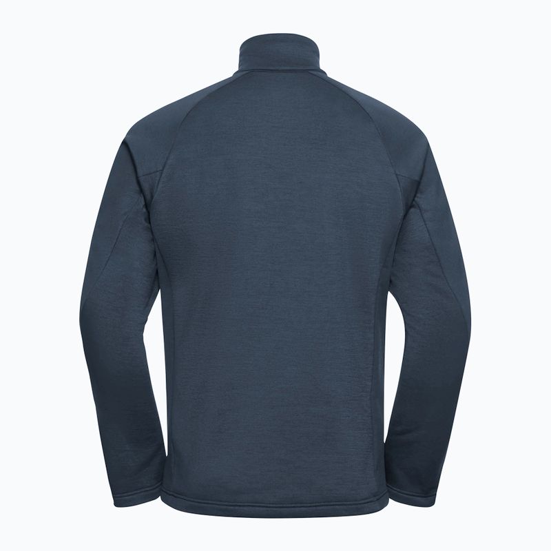 Мъжки суитшърт за трекинг Jack Wolfskin Peak District Full Zip midnight sky 8