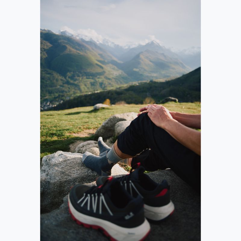 Мъжки туристически обувки Jack Wolfskin Wild Hike Texapore Low obsidian moss 8