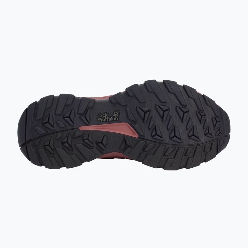 Дамски туристически обувки Jack Wolfskin Wild Hike Texapore Low Mineral Red 6