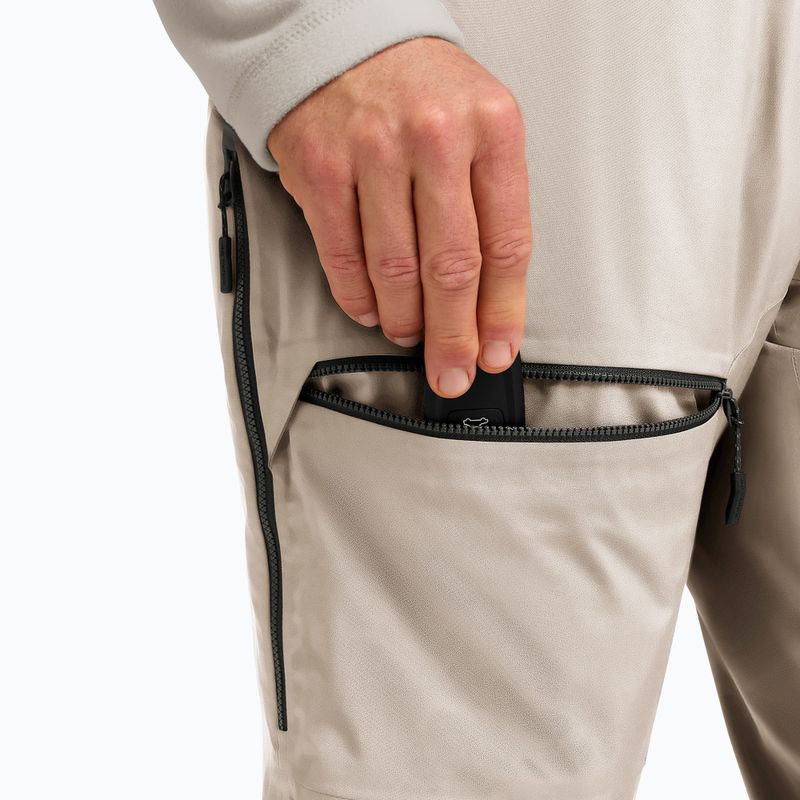 Мъжки скиорски панталони Jack Wolfskin Flowline Pro 2L Ins pale sand 5
