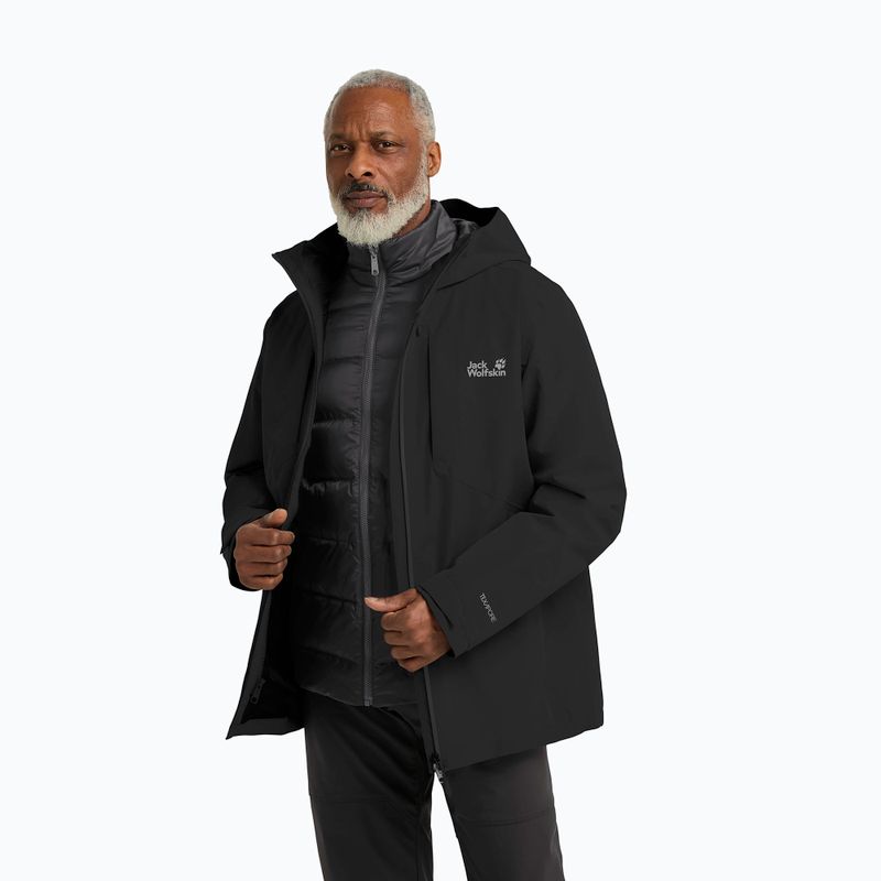 Мъжко яке 3в1 Jack Wolfskin Icecape 3In1 Down Rds черно 4