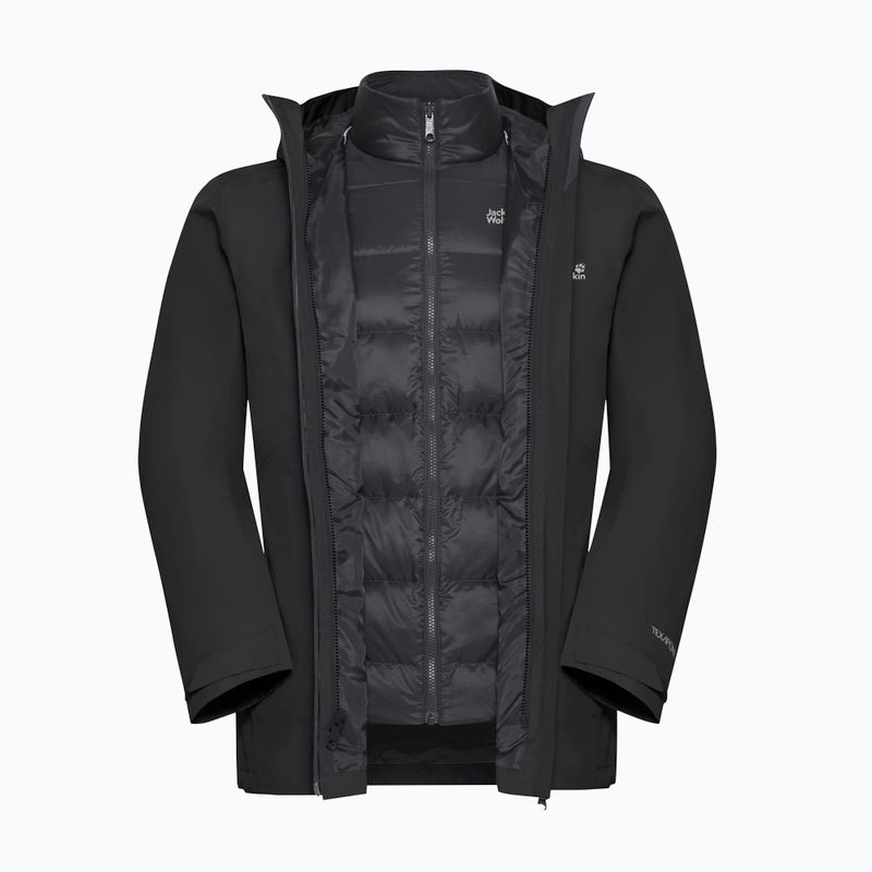 Мъжко яке 3в1 Jack Wolfskin Icecape 3In1 Down Rds черно 12