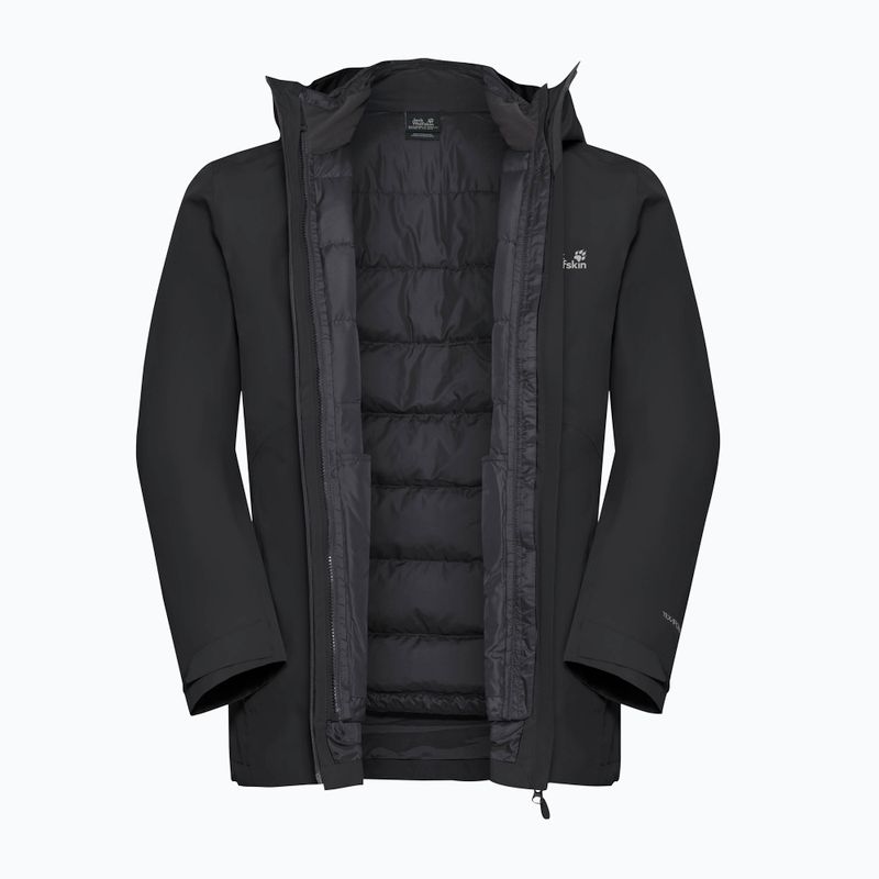 Мъжко яке 3в1 Jack Wolfskin Icecape 3In1 Down Rds черно 13