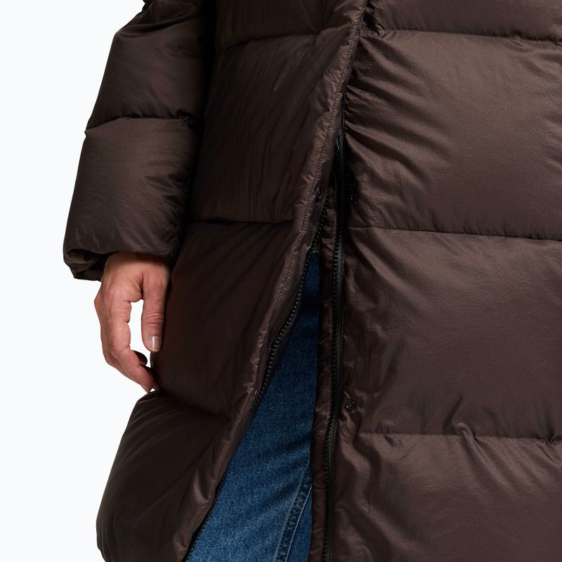 Дамско пухено дълго яке Jack Wolfskin Icy Hill Coat Rds  peat 5