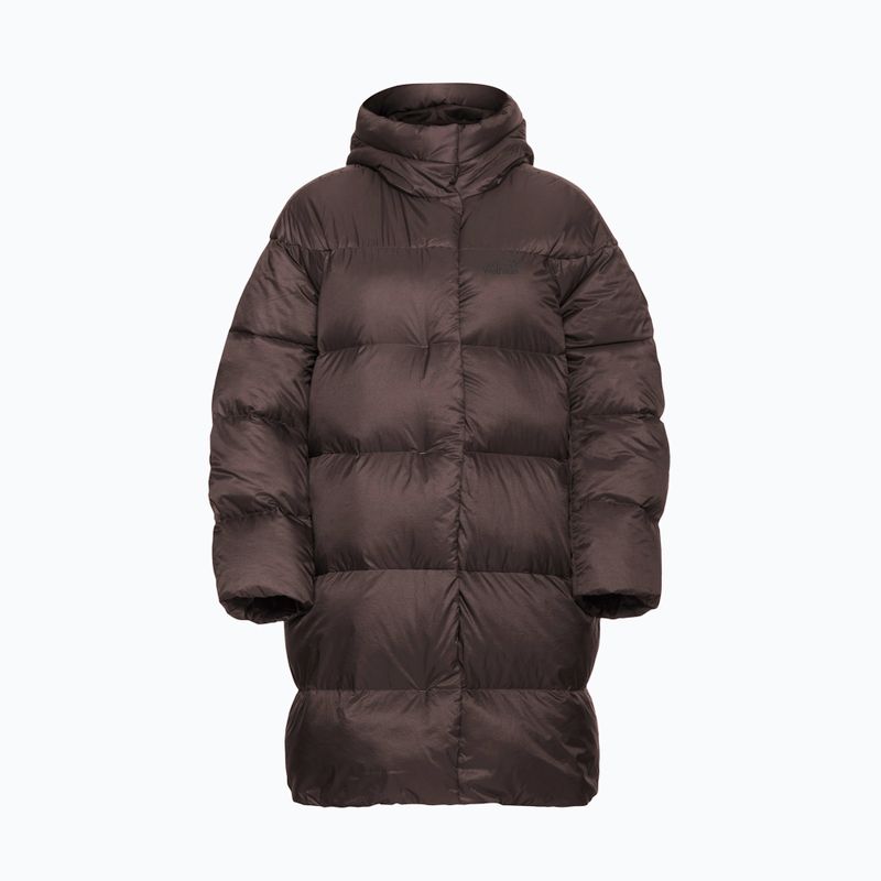 Дамско пухено дълго яке Jack Wolfskin Icy Hill Coat Rds  peat 7