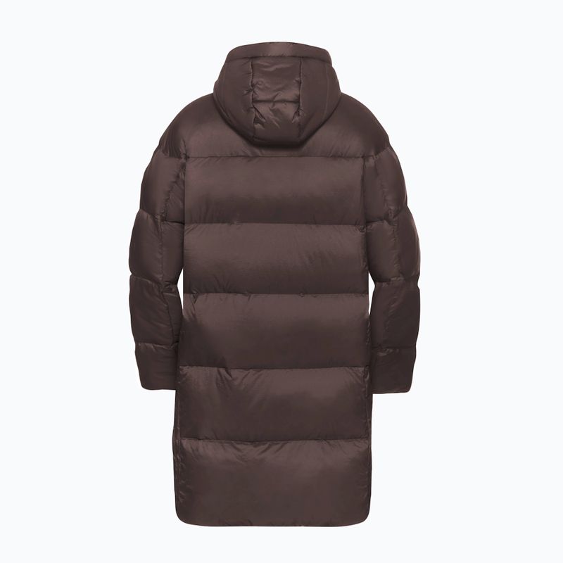 Дамско пухено дълго яке Jack Wolfskin Icy Hill Coat Rds  peat 8