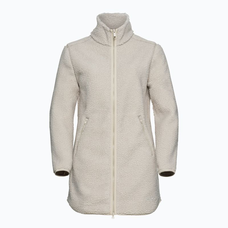 Дамски суитшърт за трекинг Jack Wolfskin High Curl Coat pale sand 7