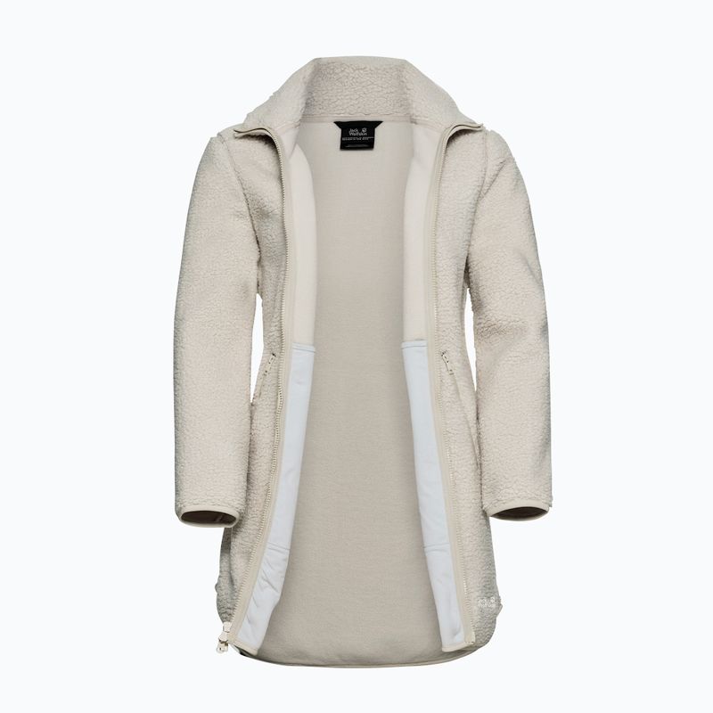 Дамски суитшърт за трекинг Jack Wolfskin High Curl Coat pale sand 9