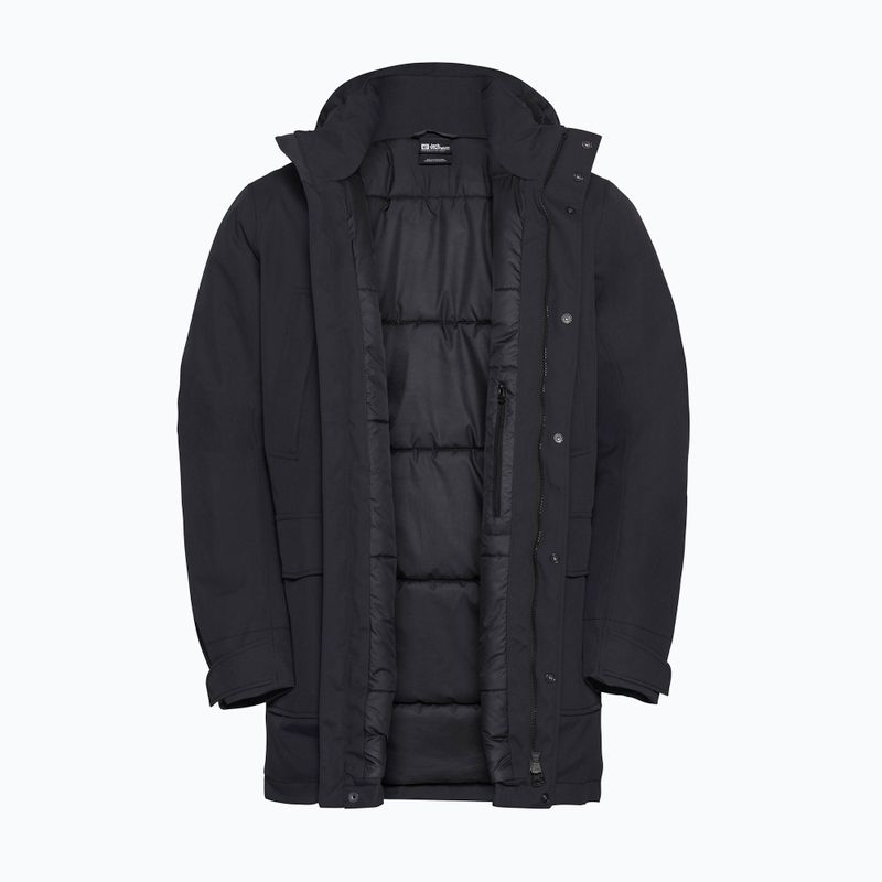 Мъжко яке за дъжд Jack Wolfskin Canyon Shield Parka black 9