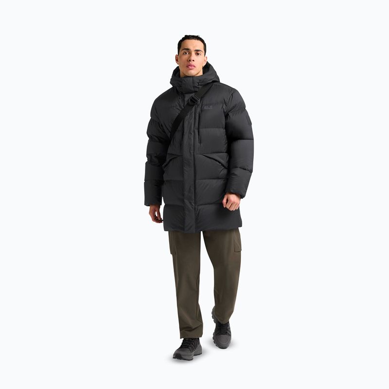Мъжко пухено яке Jack Wolfskin Icy Hill Coat Rds black 2