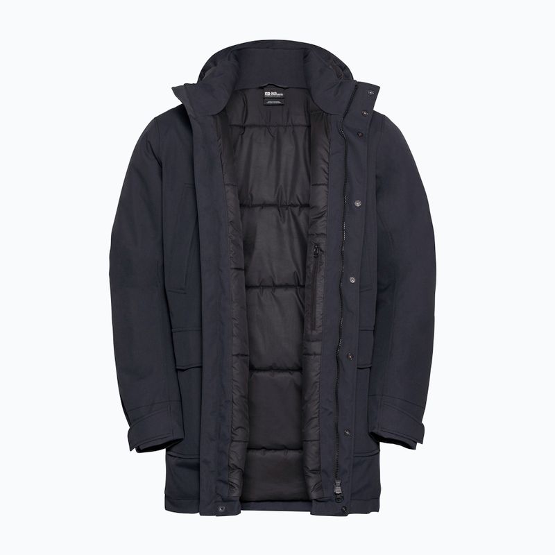 Мъжко яке за дъжд Jack Wolfskin Canyon Shield Parka dark navy 9