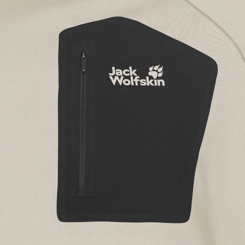 Мъжка блуза с дълъг ръкав Jack Wolfskin Prelight Trail Crew pale sand 7