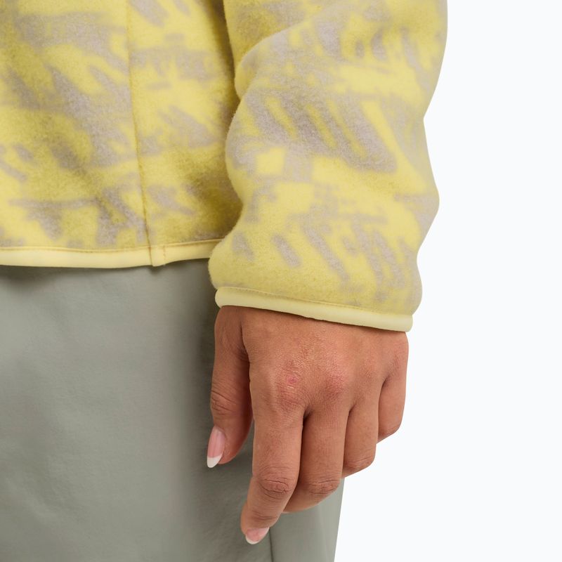 Дамски суитшърт за трекинг Jack Wolfskin Big Sky Half Zip lemon ice 5