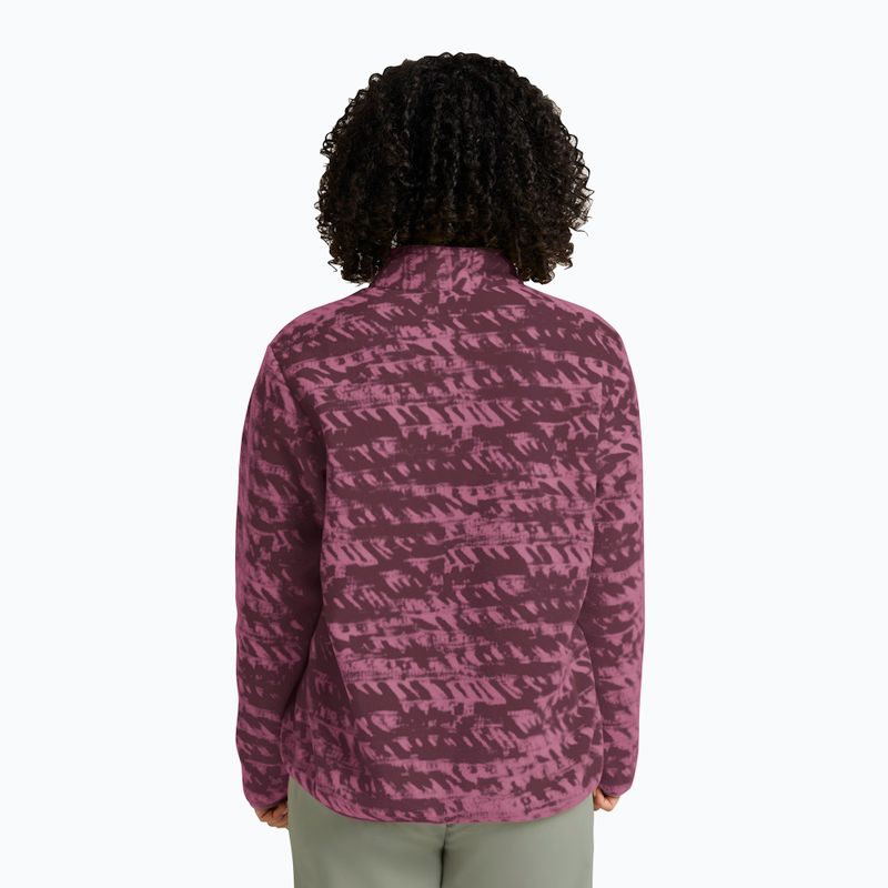 Дамски суитшърт за трекинг Jack Wolfskin Big Sky Half Zip raisin 3