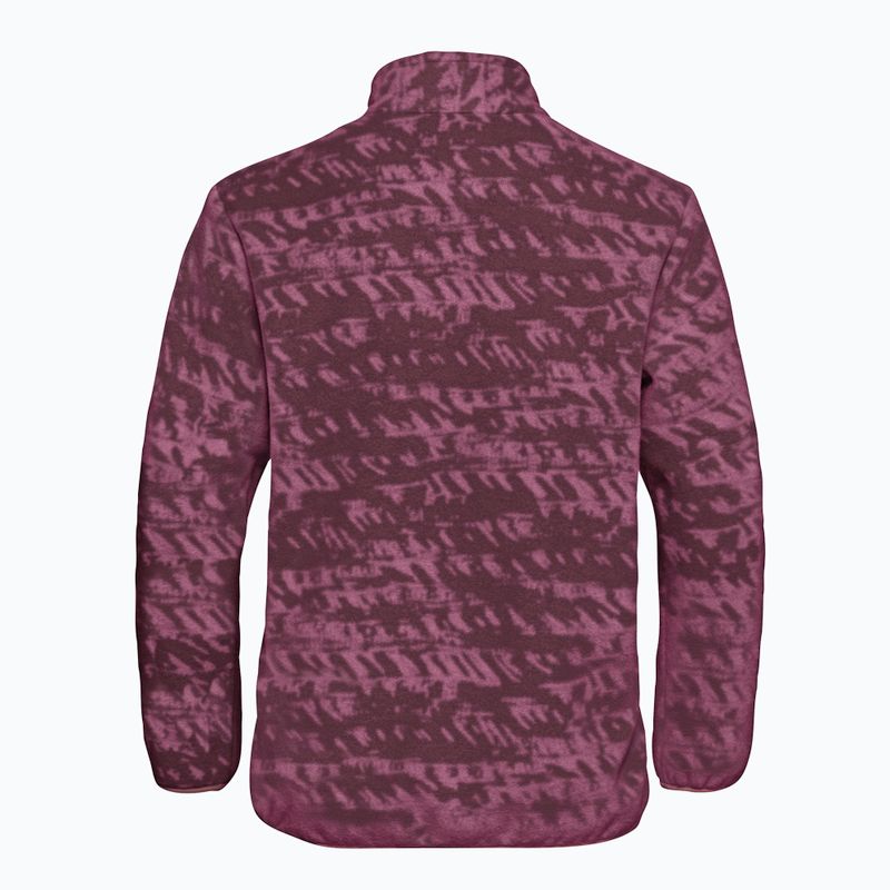 Дамски суитшърт за трекинг Jack Wolfskin Big Sky Half Zip raisin 8