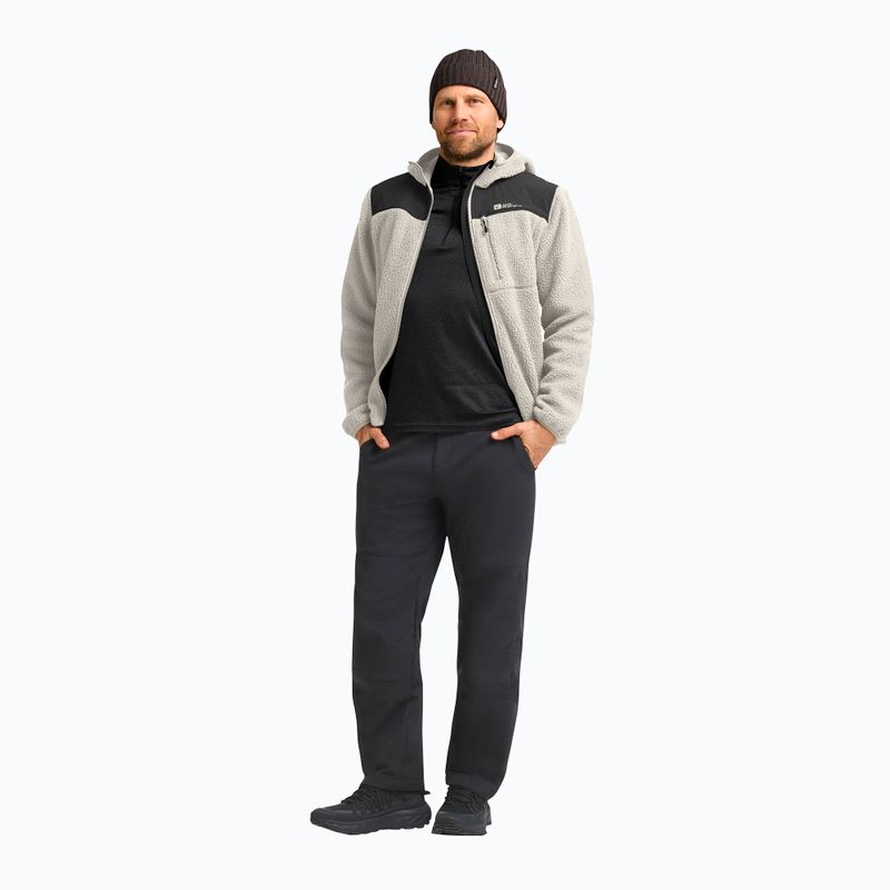 Мъжки суитшърт от полар Jack Wolfskin Kammweg Pile Fz pale sand 2