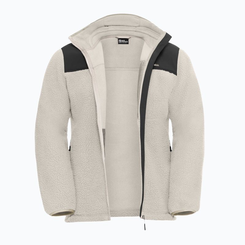 Мъжки суитшърт от полар Jack Wolfskin Kammweg Pile Fz pale sand 9
