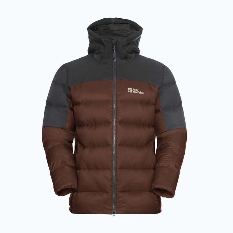 Мъжко пухено яке Jack Wolfskin Nebelhorn Down Hoody hot choc 7