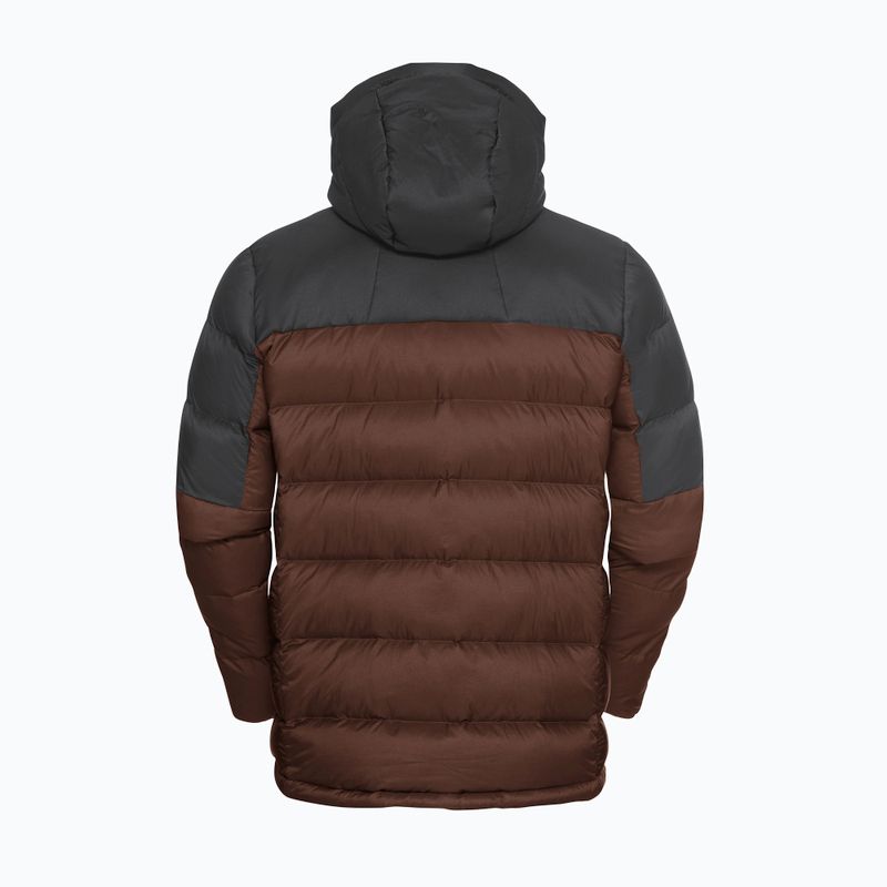 Мъжко пухено яке Jack Wolfskin Nebelhorn Down Hoody hot choc 8