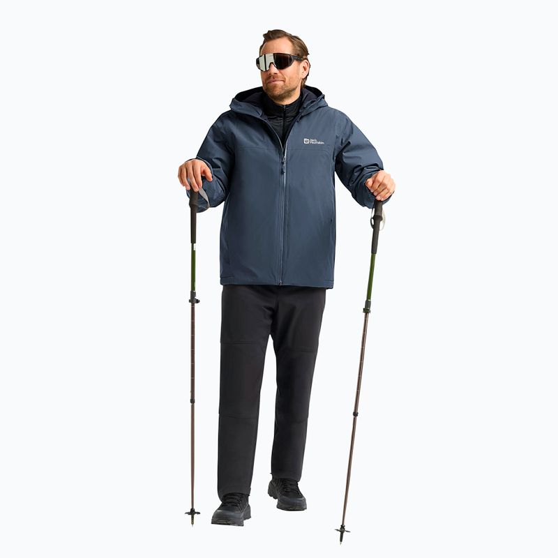 Мъжко пухено яке Jack Wolfskin Wisper Ins midnight sky/dark navy 2
