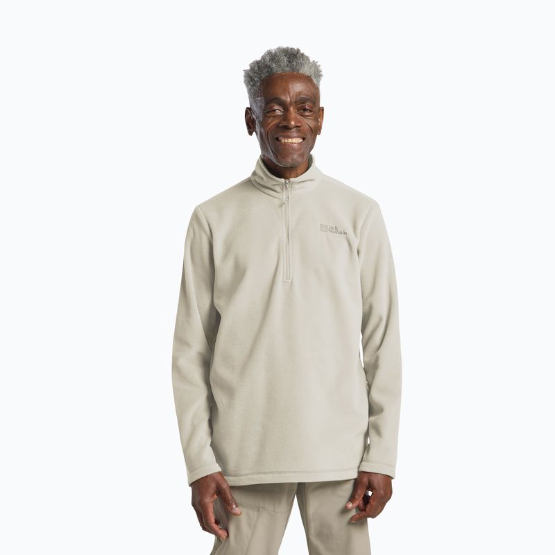 Мъжки туристически суитшърт Jack Wolfskin Taunus Hz pale sand