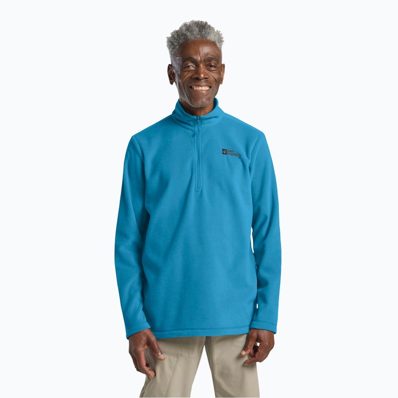 Мъжки туристически суитшърт Jack Wolfskin Taunus Hz aurora blue