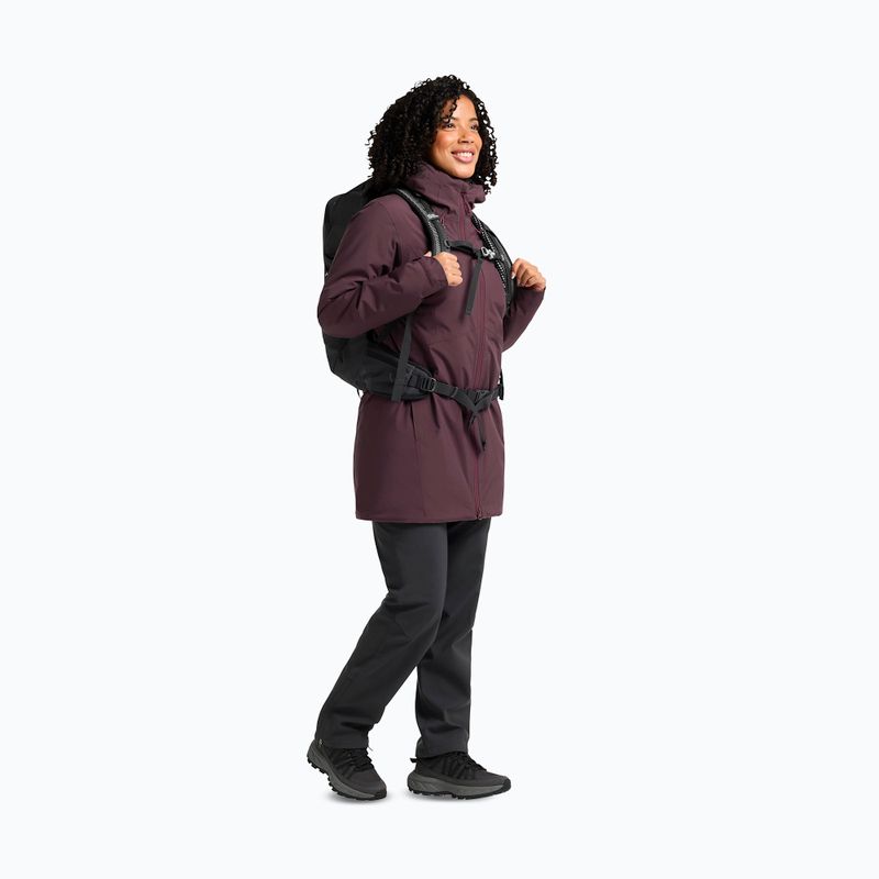 Дамско водоустойчиво яке Jack Wolfskin Heidelstein Ins amaranth 2