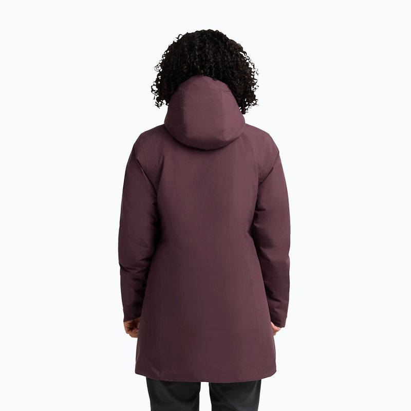 Дамско водоустойчиво яке Jack Wolfskin Heidelstein Ins amaranth 3