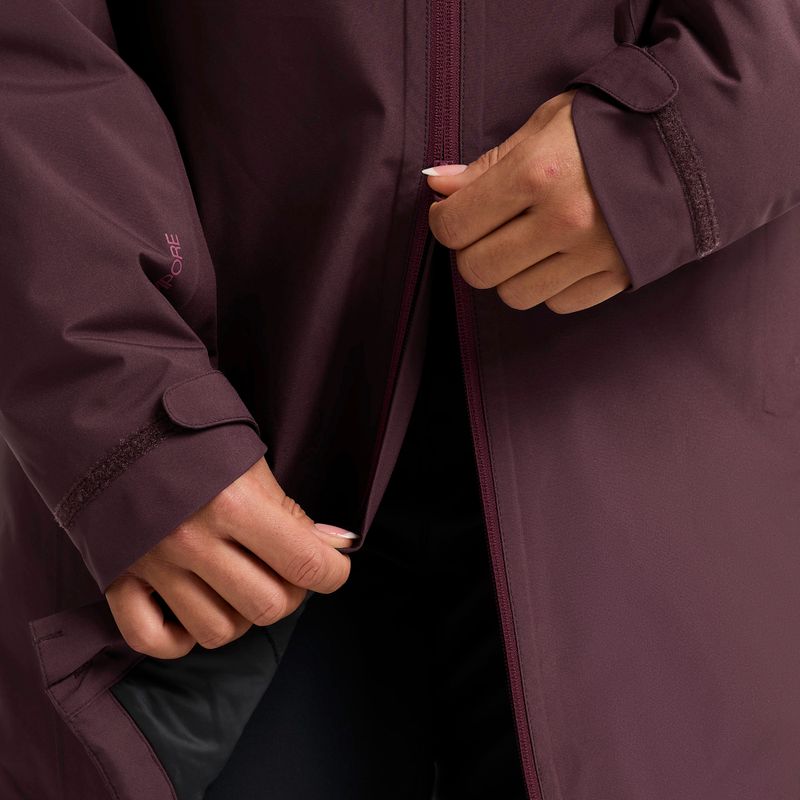 Дамско водоустойчиво яке Jack Wolfskin Heidelstein Ins amaranth 5