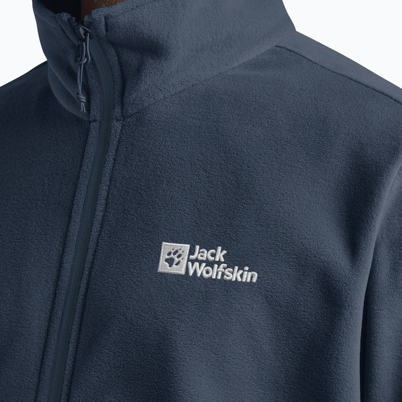 Мъжки поларен суичър Jack Wolfskin Taunus Fz midnight sky 5