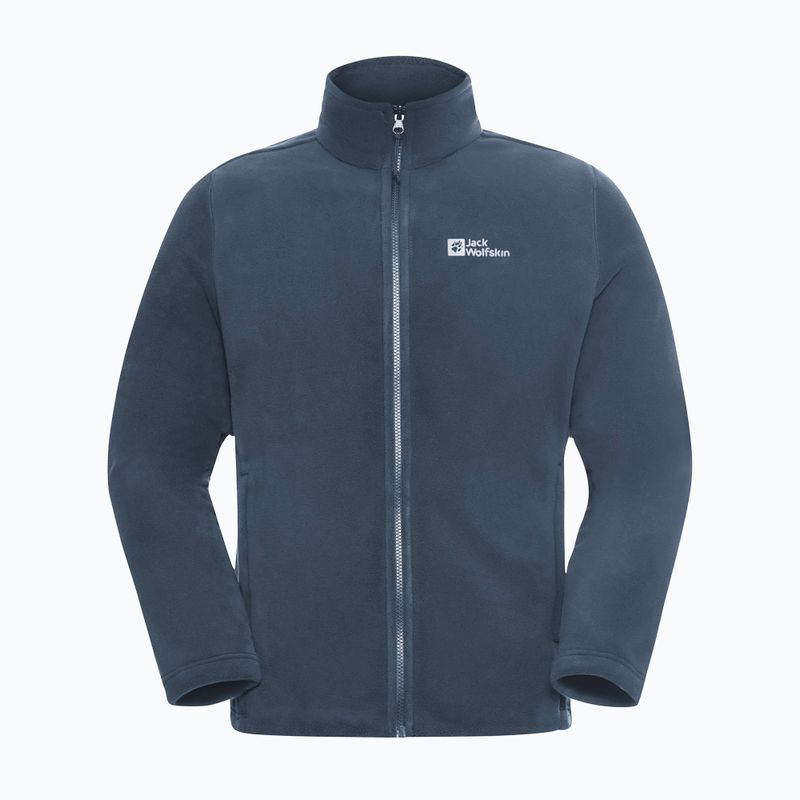 Мъжки суитшърт от полар Jack Wolfskin Winterstein Fz midnight sky 7