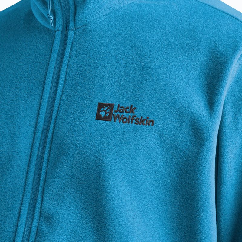 Мъжки поларен суичър Jack Wolfskin Taunus Fz aurora blue 5