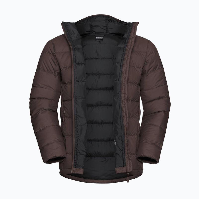 Мъжко пухено яке Jack Wolfskin Ather Down Hoody peat 9