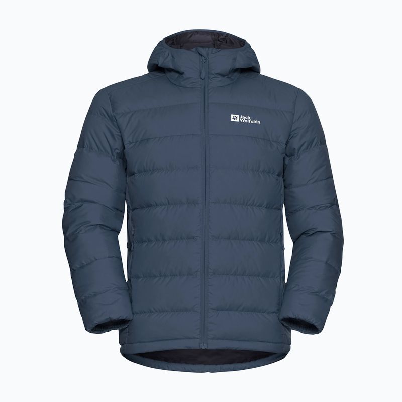 Мъжко пухено яке Jack Wolfskin Ather Down Hoody midnight sky/dark navy 7