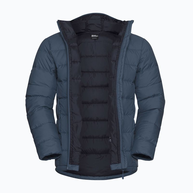 Мъжко пухено яке Jack Wolfskin Ather Down Hoody midnight sky/dark navy 9