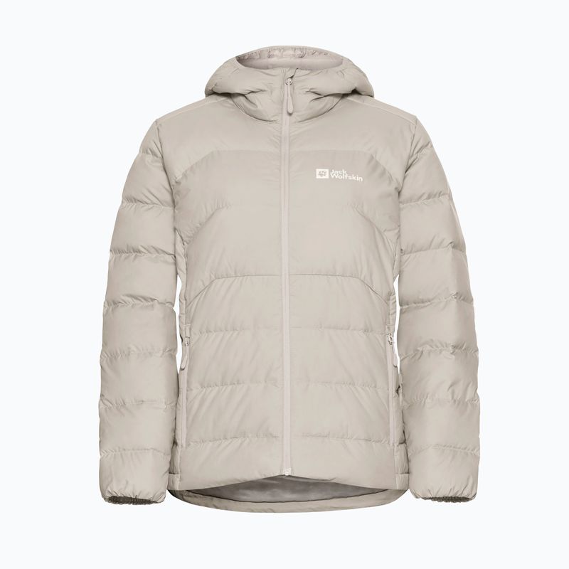 Дамско пухено яке Jack Wolfskin Ather Down Hoody бледо пясъчно 7