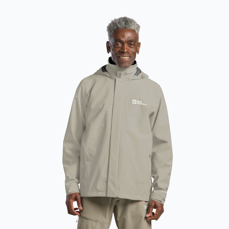 Мъжко дъждобран яке Jack Wolfskin Trailtime 2L linen