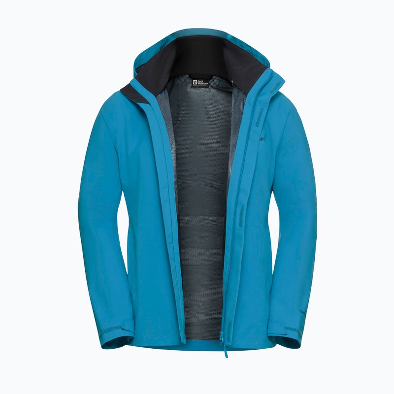 Мъжко дъждобран яке Jack Wolfskin Trailtime 2L aurora blue 9