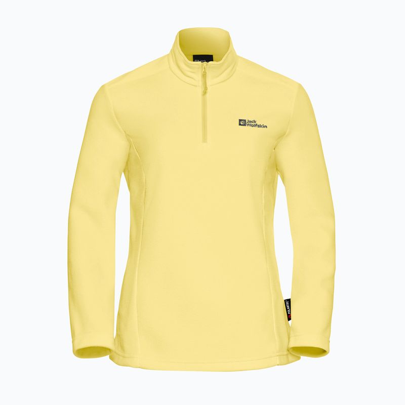 Дамски туристически суитшърт Jack Wolfskin Taunus Hz lemon ice 6