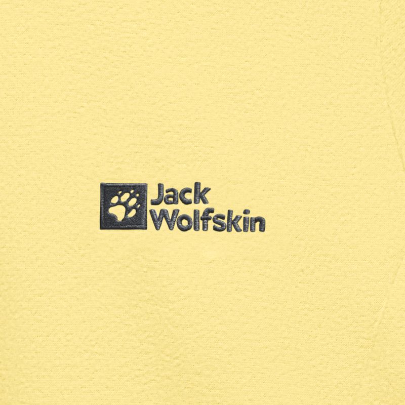 Дамски туристически суитшърт Jack Wolfskin Taunus Hz lemon ice 8
