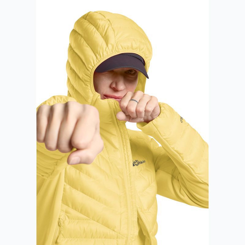 Дамско хибридно яке Jack Wolfskin Routeburn Pro Ins lemon ice 5