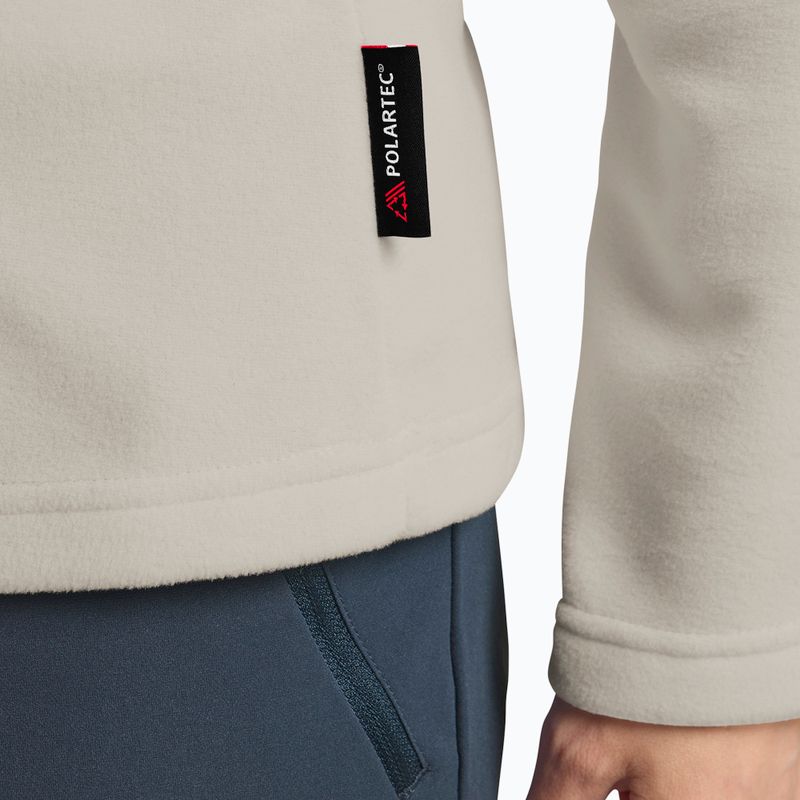 Дамски туристически суитшърт Jack Wolfskin Taunus Hz pale sand 5